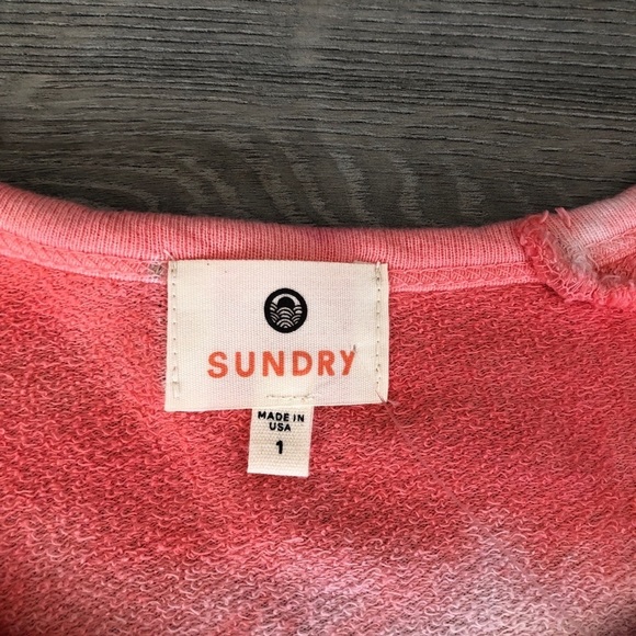 Sundry Tie Dye Crew Neck Women's Sweatshirt- NWT - Picture 7 of 12